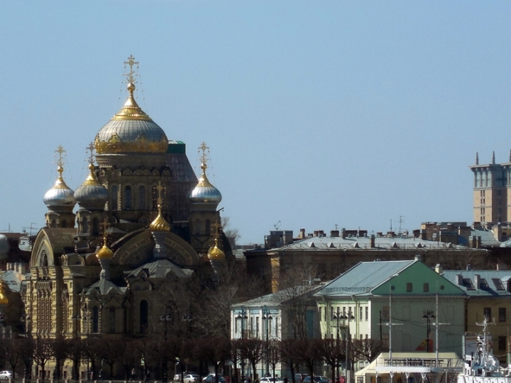onion dome church St Petersburg Russia