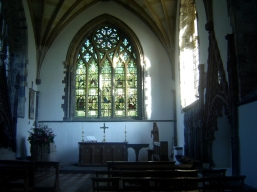 stained glass church wndow St David's