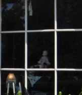 window of The Haunted Shop in Niagara on the Lake Ontario