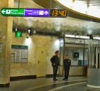 Security at Admiralteyskaya subway station in St Petersburg