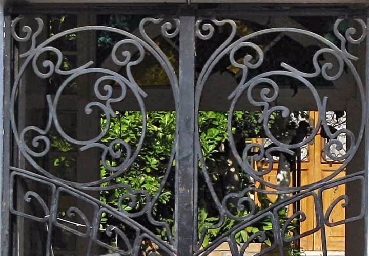 detail of gate in Burano, Venice