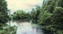 Raisin River in southeastern Ontario
